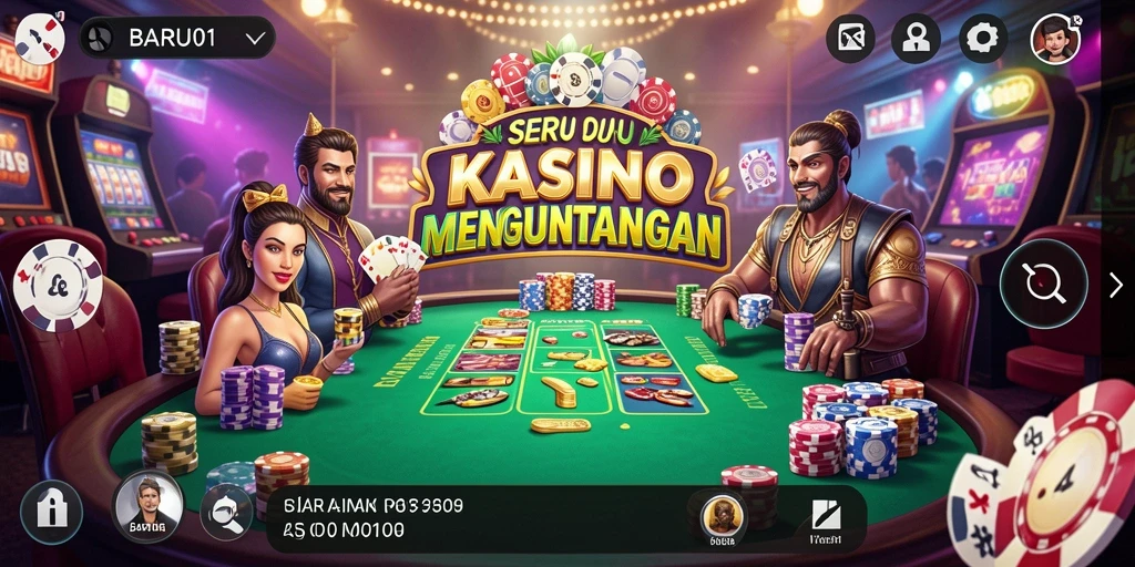Tampilan gameplay Kasino yang mengasyikkan di BARU01.