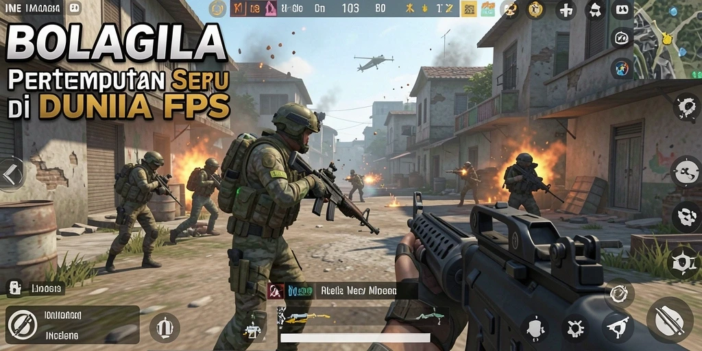 Tampilan gameplay BOLAGILA yang intens dan menegangkan.