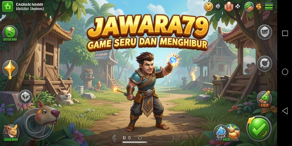 Tampilan gameplay JAWARA79 yang memikat dengan karakter beraksi.