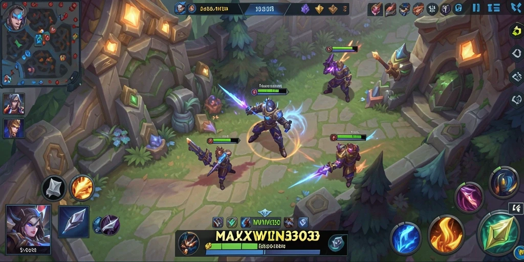 Tampilan gameplay MAXWIN303 yang menarik dalam pertarungan tim.